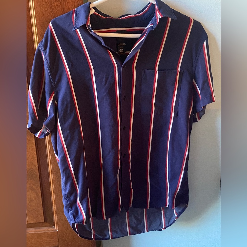 Red, White, & Blue H&M Button-up